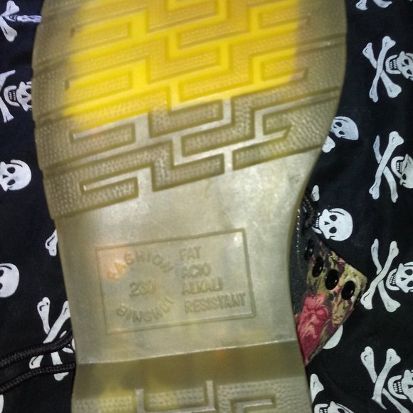 Fashion Binghui Lace Up Combat Boots Floral - Picture 8 of 8